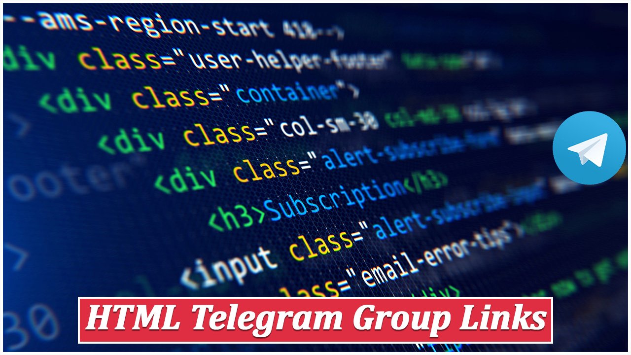 HTML Telegram Group Links 1