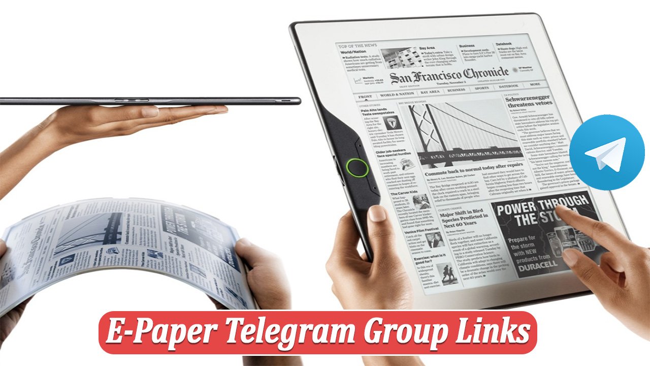 ePaper Telegram Group Links