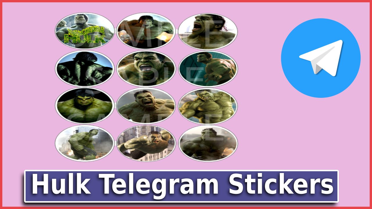 Hulk Telegram Stickers 1