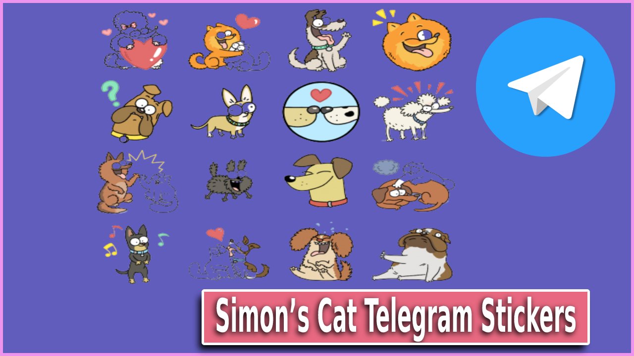 Simons Cat Telegram Stickers