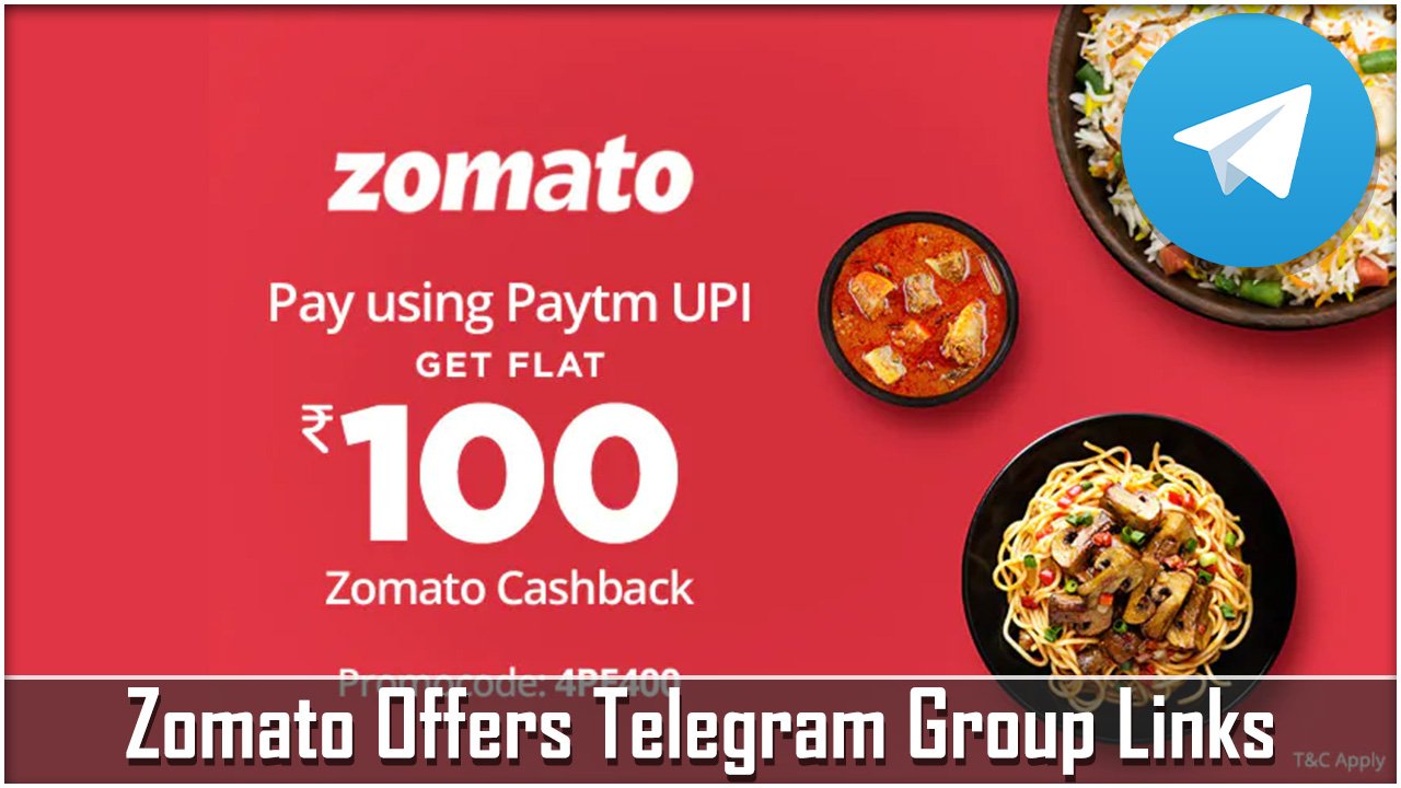 Zomato Offers Telegram Group Links